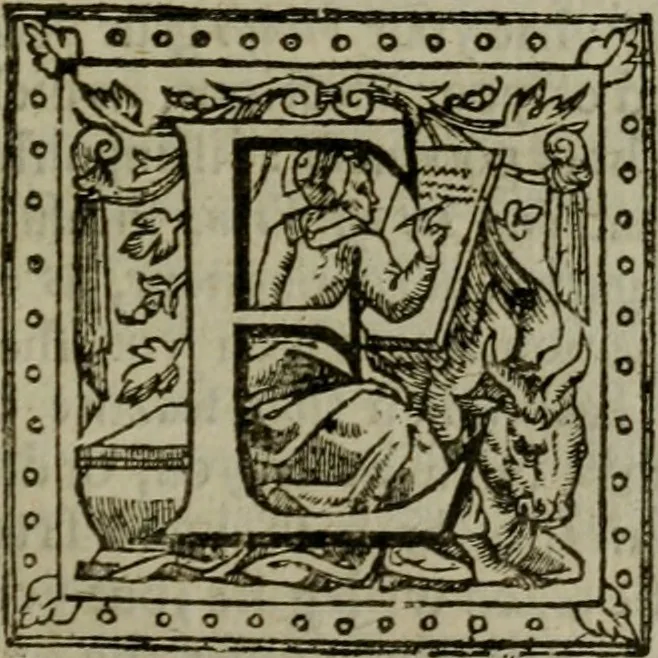 An illustration from The English gentlewoman, drawne out to the full body : expressing, what habilliments doe best attire her, what ornaments doe best adorne her, what complements doe best accomplish her, 1631, leaf 150