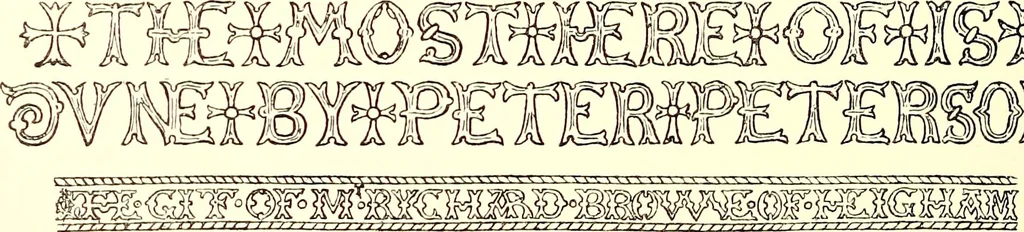 An illustration from English goldsmiths and their marks, a history of the goldsmiths and plate workers of England, Scotland, and Ireland; with over thirteen thousand marks reproduced in facsimile from authentic examples of plate and tables of date-letters and other hall-marks used in the assay offices of the United kingdom, 1921, leaf 335