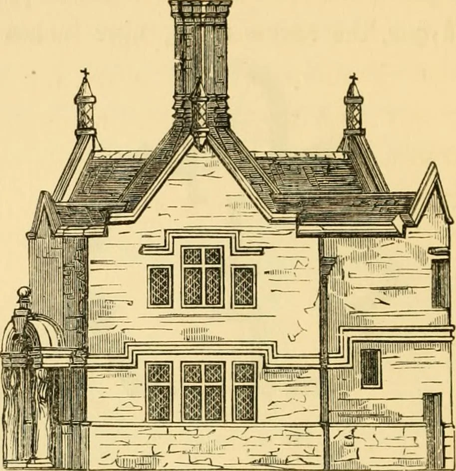 An illustration from The Englishman's house, from a cottage to a mansion. A practical guide to members of building societies, and all interested in selecting or building a house, 1871, leaf 114