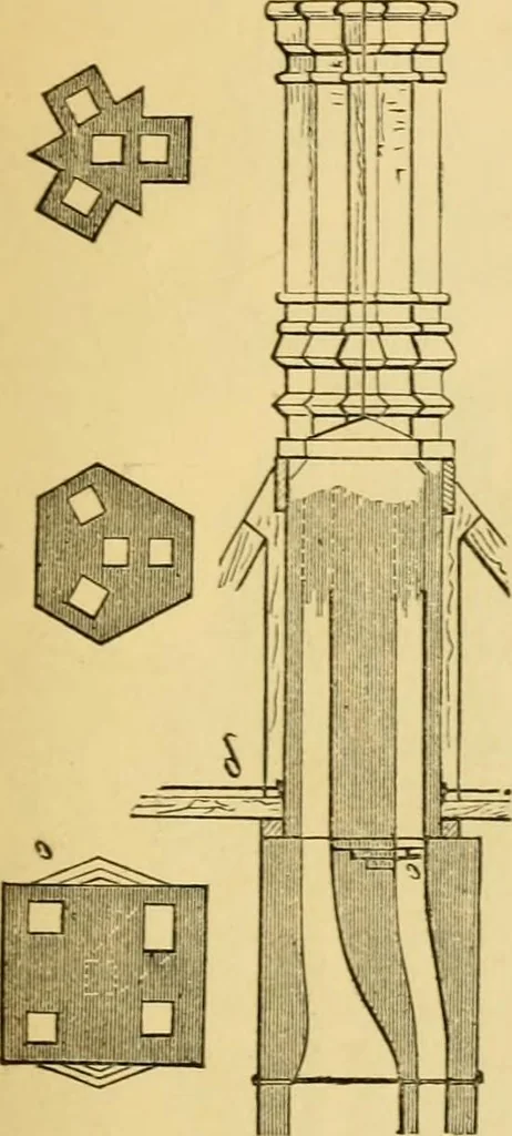 An illustration from The Englishman's house, from a cottage to a mansion. A practical guide to members of building societies, and all interested in selecting or building a house, 1871, leaf 117