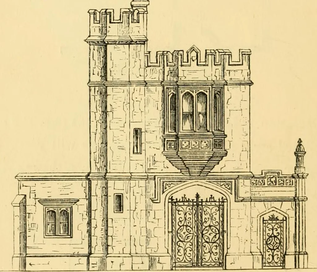 An illustration from The Englishman's house, from a cottage to a mansion. A practical guide to members of building societies, and all interested in selecting or building a house, 1871, leaf 120