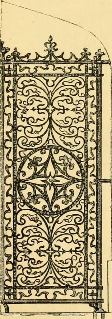 An illustration from The Englishman's house, from a cottage to a mansion. A practical guide to members of building societies, and all interested in selecting or building a house, 1871, leaf 121