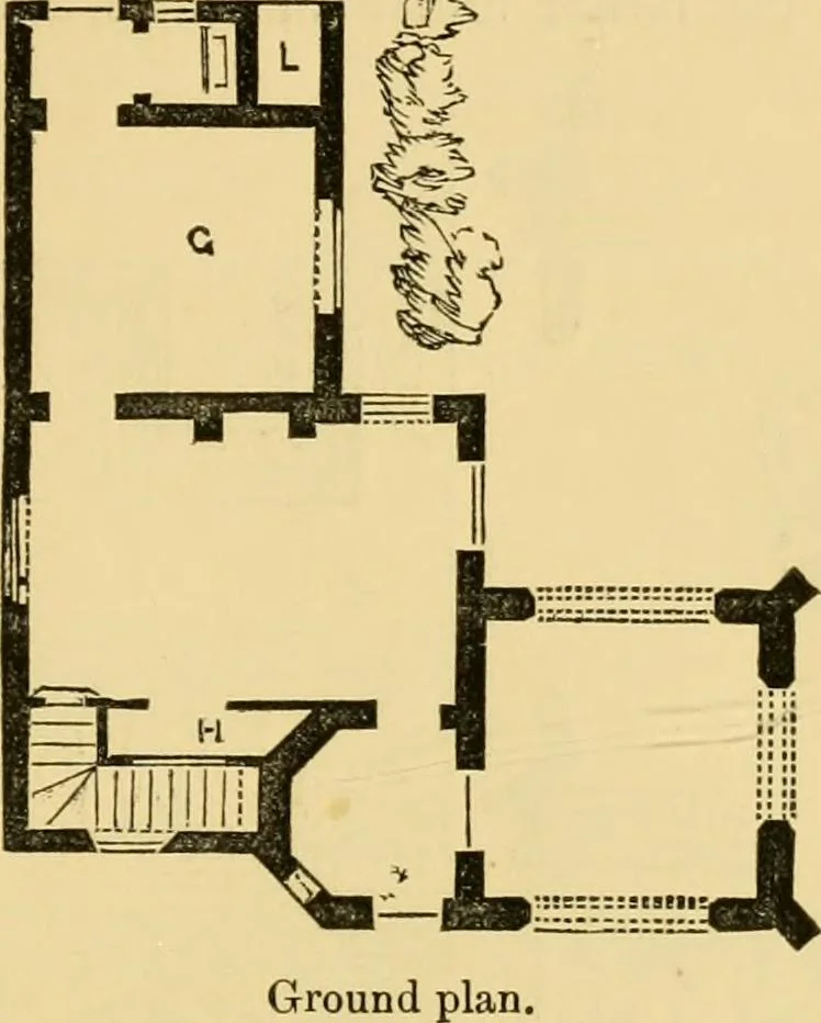 An illustration from The Englishman's house, from a cottage to a mansion. A practical guide to members of building societies, and all interested in selecting or building a house, 1871, leaf 123