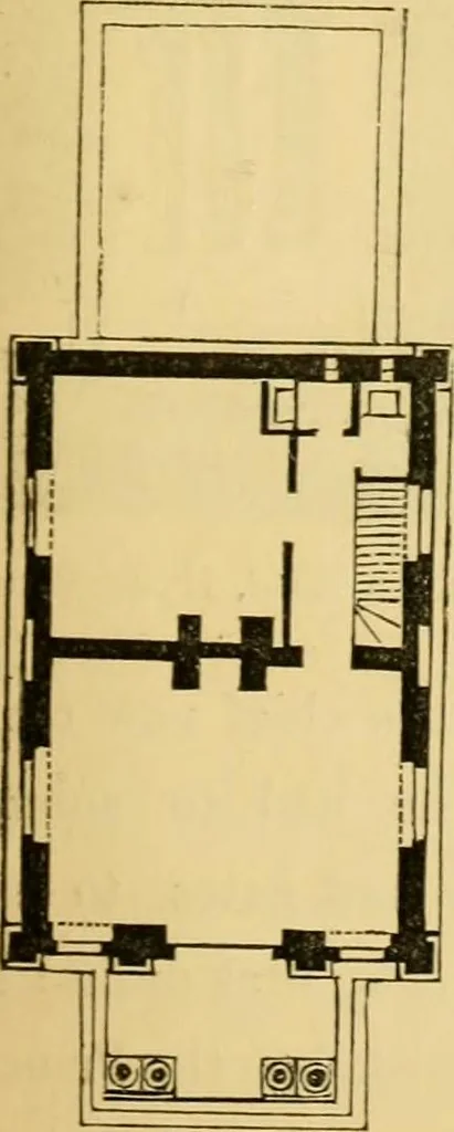 An illustration from The Englishman's house, from a cottage to a mansion. A practical guide to members of building societies, and all interested in selecting or building a house, 1871, leaf 131