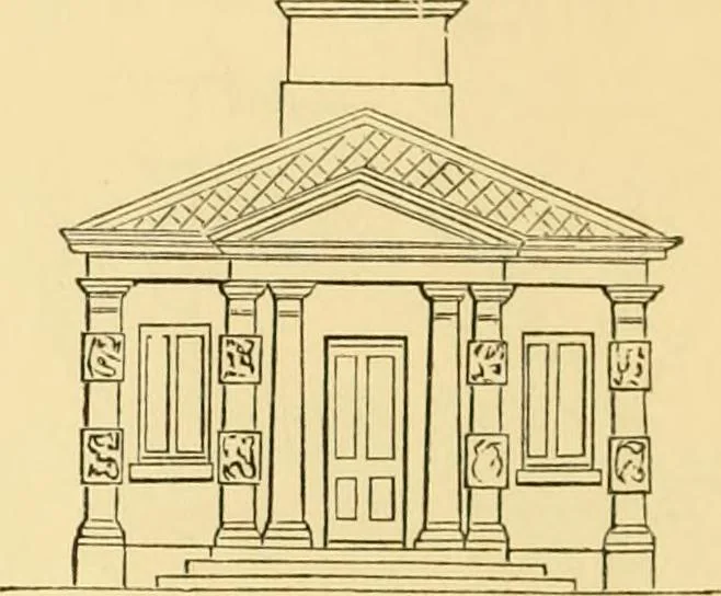 An illustration from The Englishman's house, from a cottage to a mansion. A practical guide to members of building societies, and all interested in selecting or building a house, 1871, leaf 134