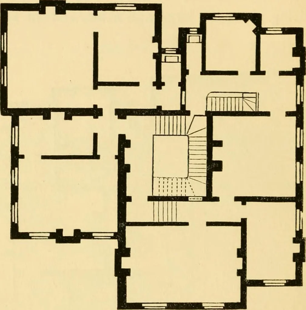 An illustration from The Englishman's house, from a cottage to a mansion. A practical guide to members of building societies, and all interested in selecting or building a house, 1871, leaf 190