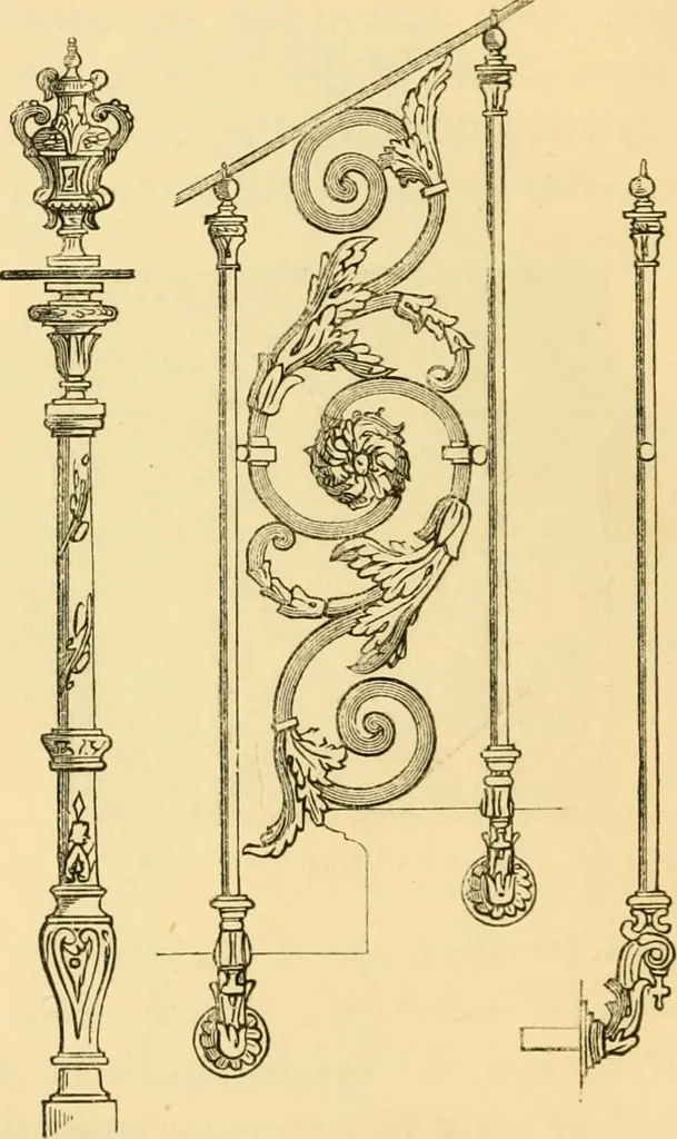 An illustration from The Englishman's house, from a cottage to a mansion. A practical guide to members of building societies, and all interested in selecting or building a house, 1871, leaf 196