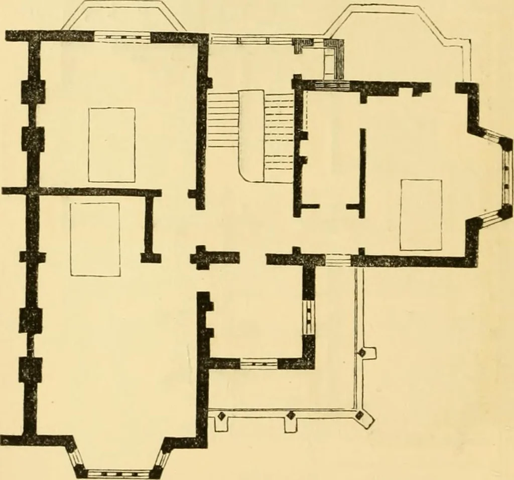 An illustration from The Englishman's house, from a cottage to a mansion. A practical guide to members of building societies, and all interested in selecting or building a house, 1871, leaf 200