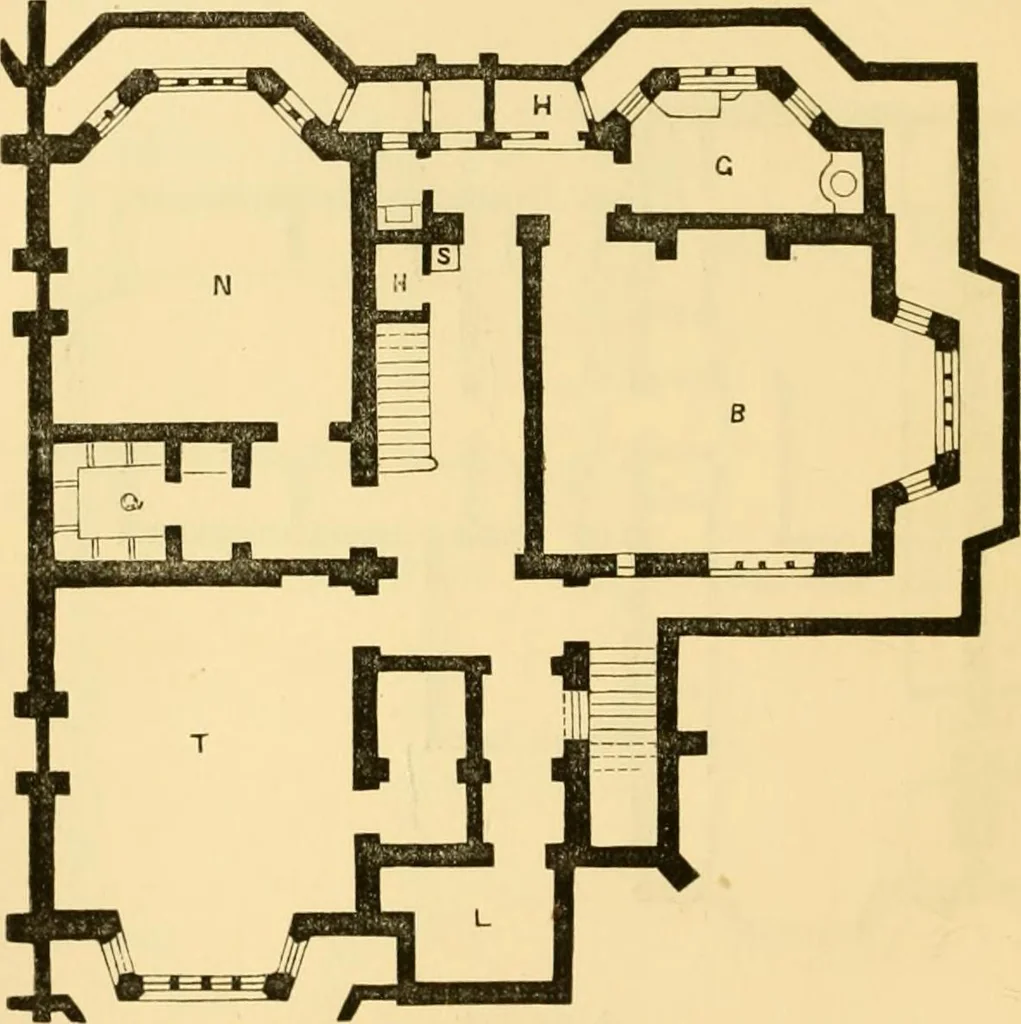 An illustration from The Englishman's house, from a cottage to a mansion. A practical guide to members of building societies, and all interested in selecting or building a house, 1871, leaf 202