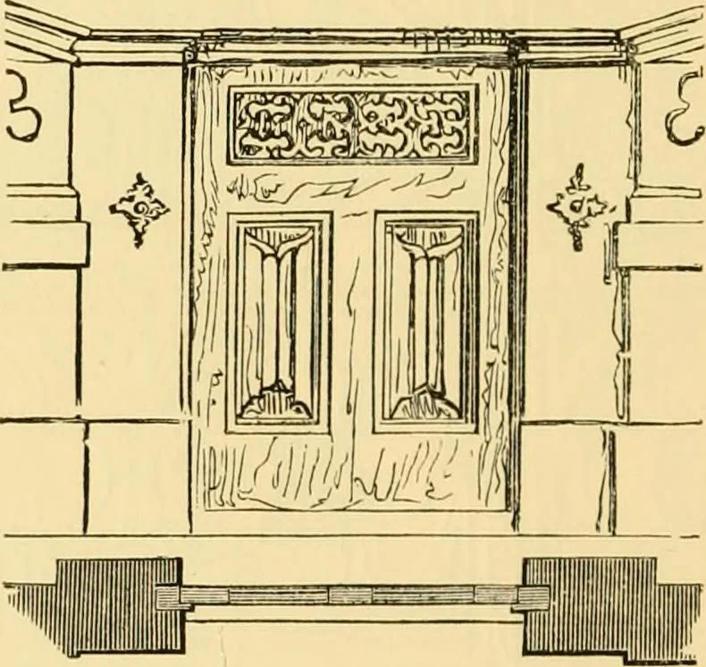 An illustration from The Englishman's house, from a cottage to a mansion. A practical guide to members of building societies, and all interested in selecting or building a house, 1871, leaf 210