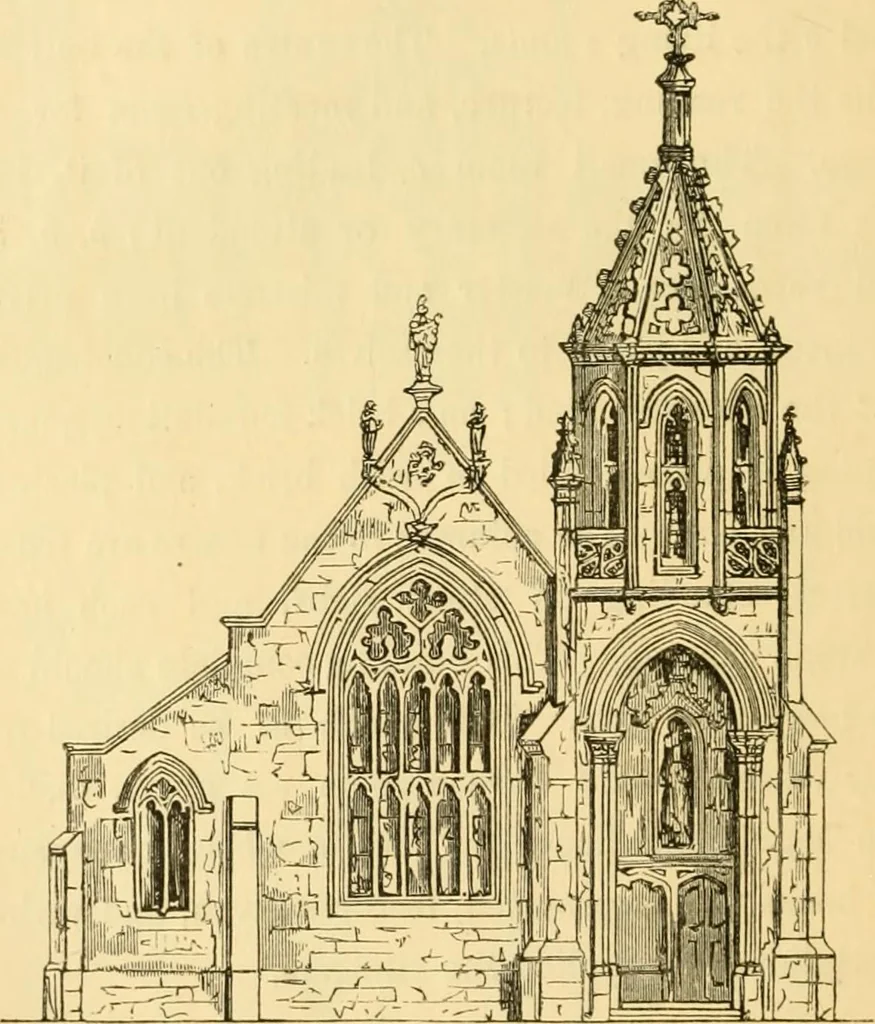 An illustration from The Englishman's house, from a cottage to a mansion. A practical guide to members of building societies, and all interested in selecting or building a house, 1871, leaf 216