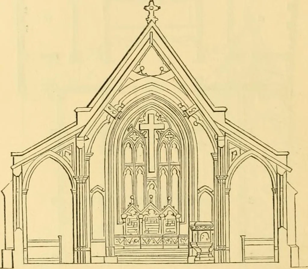 An illustration from The Englishman's house, from a cottage to a mansion. A practical guide to members of building societies, and all interested in selecting or building a house, 1871, leaf 218