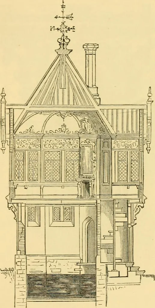An illustration from The Englishman's house, from a cottage to a mansion. A practical guide to members of building societies, and all interested in selecting or building a house, 1871, leaf 223