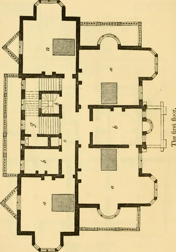 An illustration from The Englishman's house, from a cottage to a mansion. A practical guide to members of building societies, and all interested in selecting or building a house, 1871, leaf 244