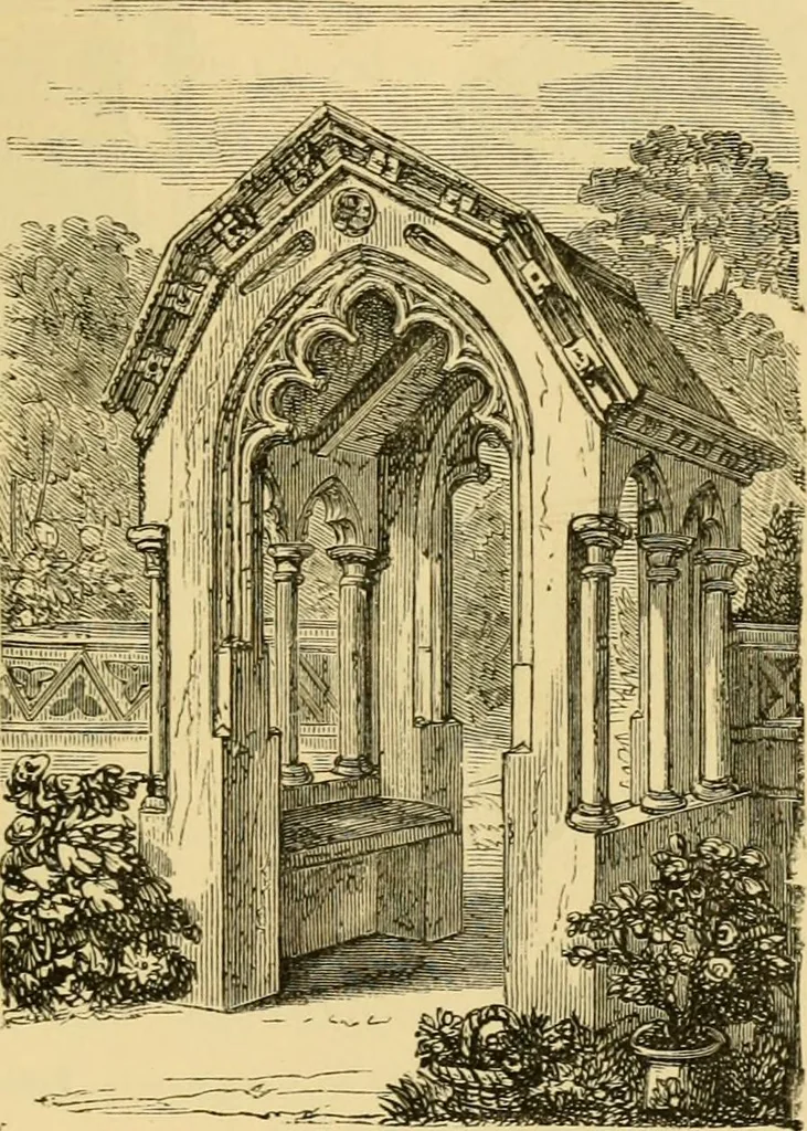 An illustration from The Englishman's house, from a cottage to a mansion. A practical guide to members of building societies, and all interested in selecting or building a house, 1871, leaf 271