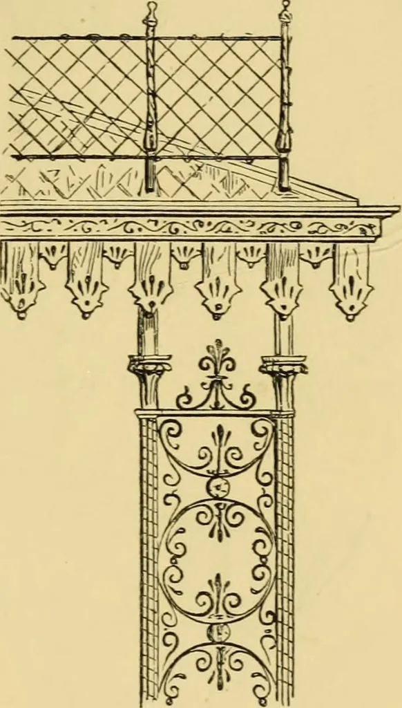 An illustration from The Englishman's house, from a cottage to a mansion. A practical guide to members of building societies, and all interested in selecting or building a house, 1871, leaf 279