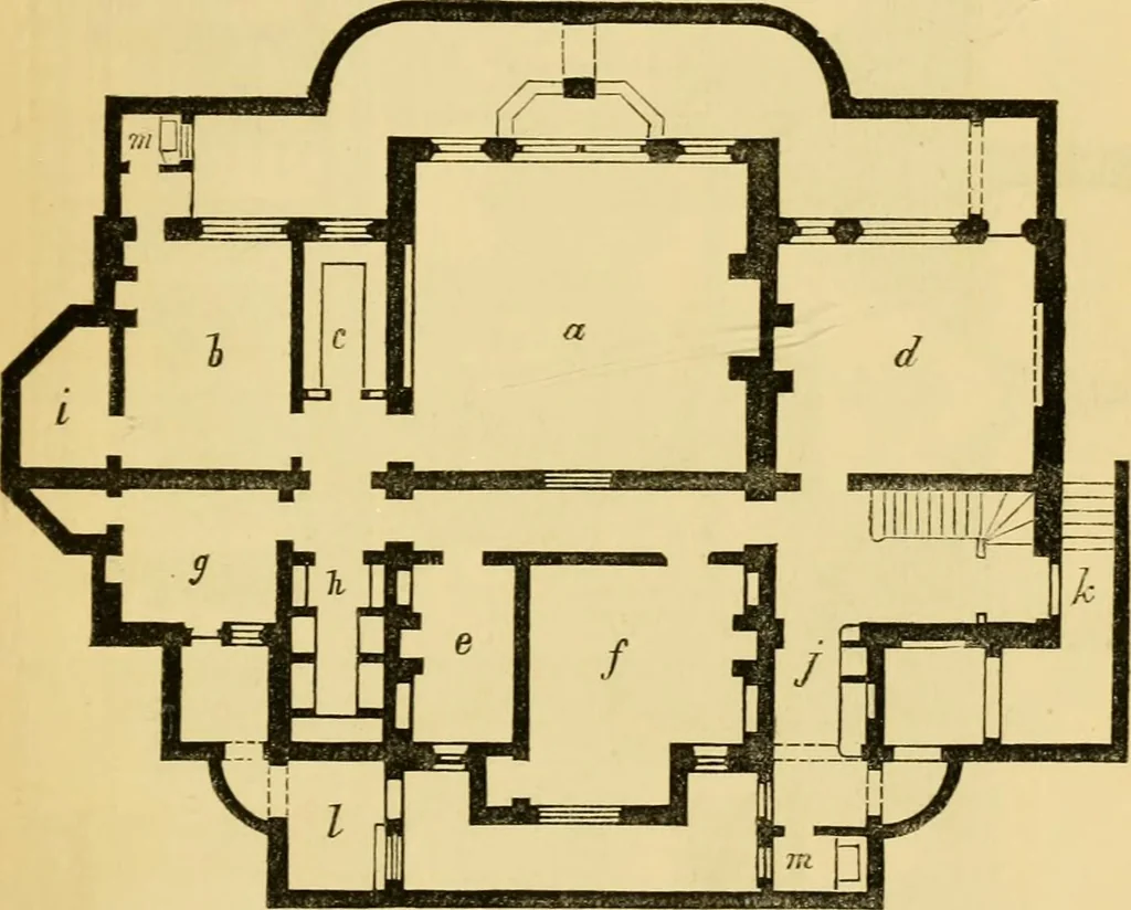 An illustration from The Englishman's house, from a cottage to a mansion. A practical guide to members of building societies, and all interested in selecting or building a house, 1871, leaf 299