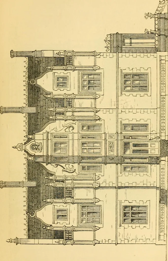 An illustration from The Englishman's house, from a cottage to a mansion. A practical guide to members of building societies, and all interested in selecting or building a house, 1871, leaf 301