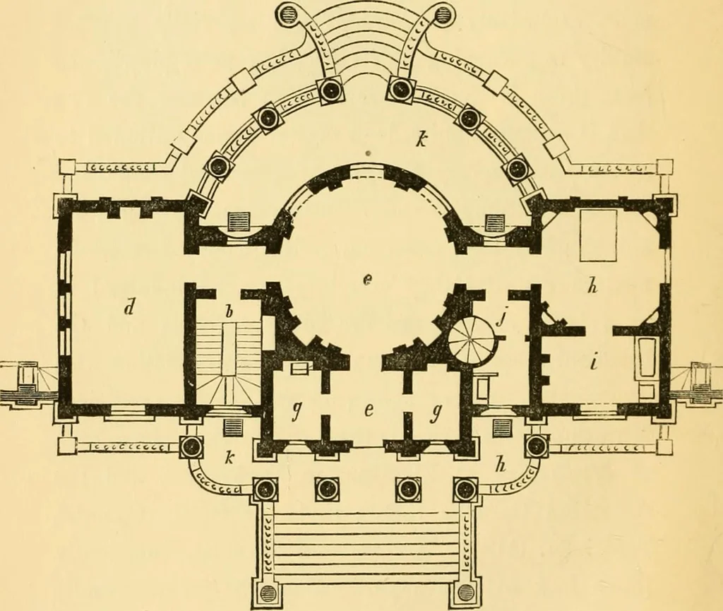 An illustration from The Englishman's house, from a cottage to a mansion. A practical guide to members of building societies, and all interested in selecting or building a house, 1871, leaf 310