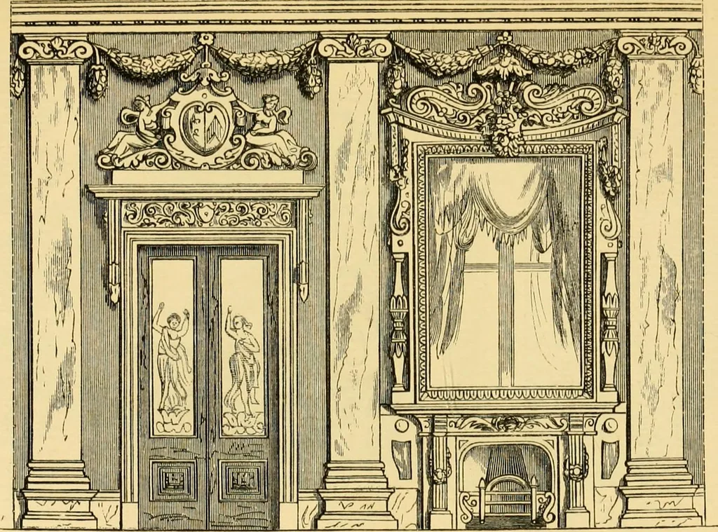 An illustration from The Englishman's house, from a cottage to a mansion. A practical guide to members of building societies, and all interested in selecting or building a house, 1871, leaf 317