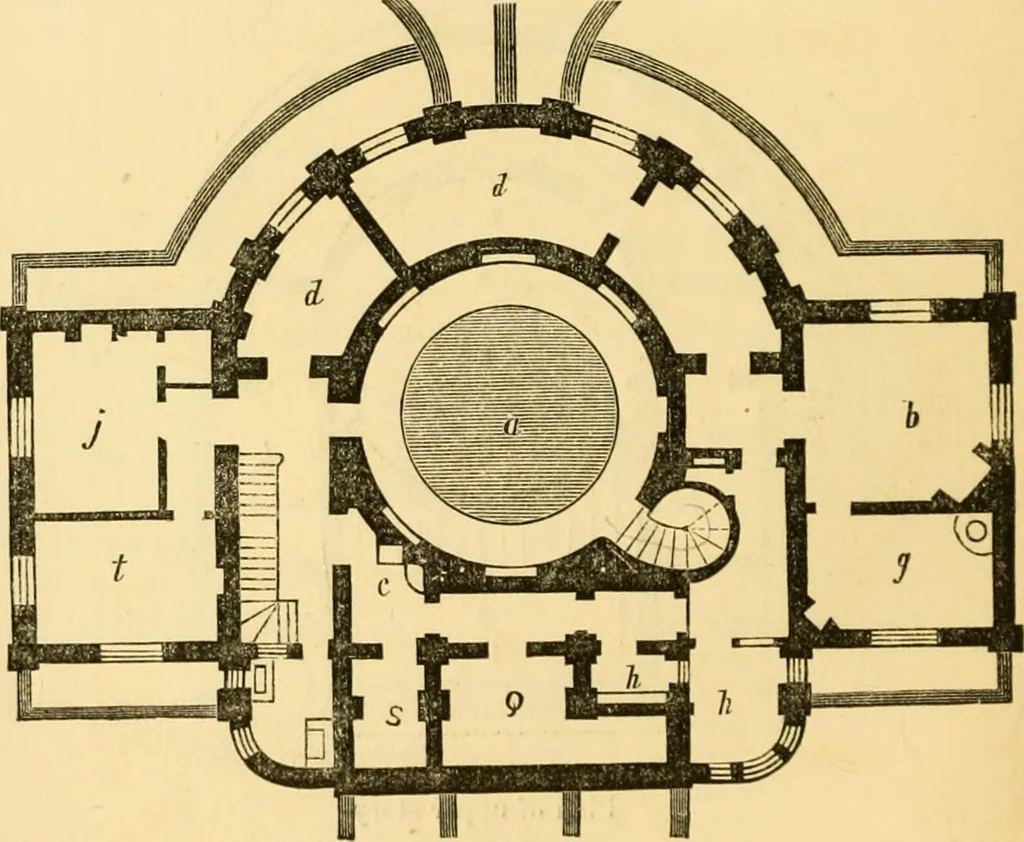 An illustration from The Englishman's house, from a cottage to a mansion. A practical guide to members of building societies, and all interested in selecting or building a house, 1871, leaf 330