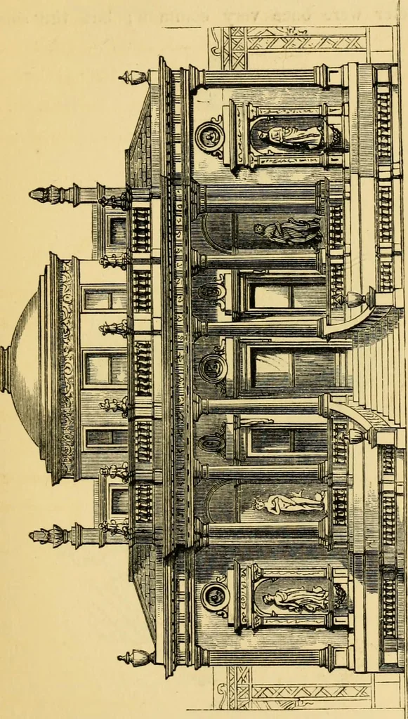 An illustration from The Englishman's house, from a cottage to a mansion. A practical guide to members of building societies, and all interested in selecting or building a house, 1871, leaf 331