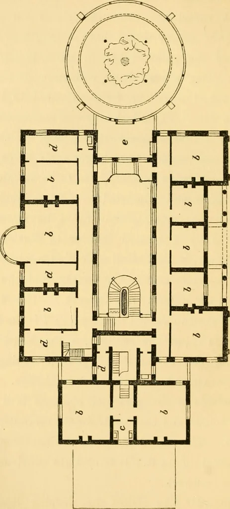 An illustration from The Englishman's house, from a cottage to a mansion. A practical guide to members of building societies, and all interested in selecting or building a house, 1871, leaf 352