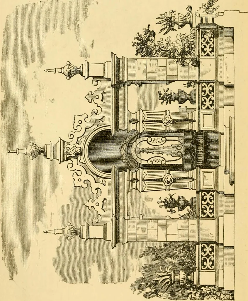 An illustration from The Englishman's house, from a cottage to a mansion. A practical guide to members of building societies, and all interested in selecting or building a house, 1871, leaf 374