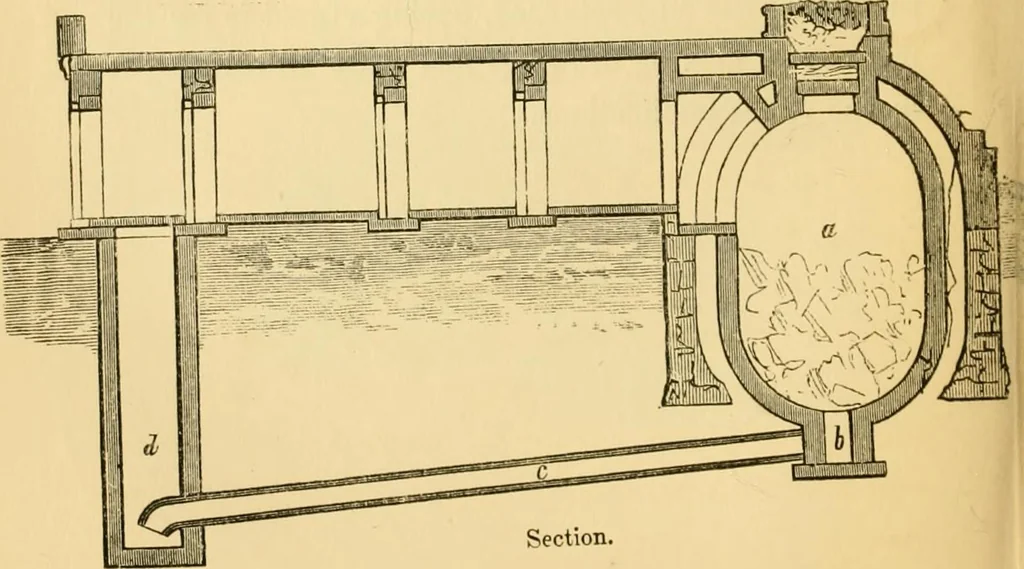 An illustration from The Englishman's house, from a cottage to a mansion. A practical guide to members of building societies, and all interested in selecting or building a house, 1871, leaf 376