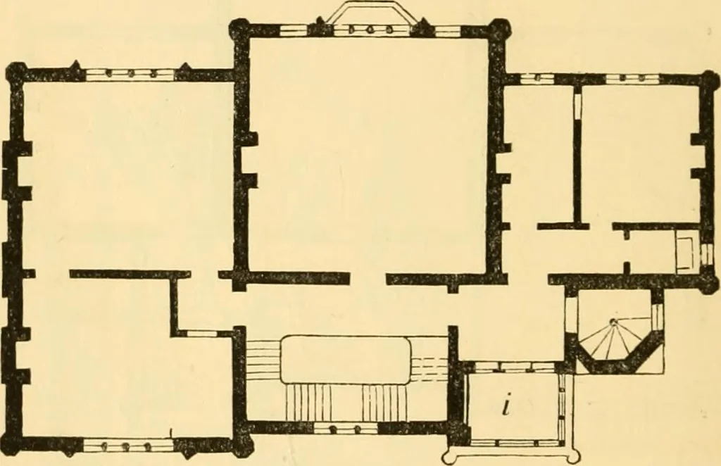 An illustration from The Englishman's house, from a cottage to a mansion. A practical guide to members of building societies, and all interested in selecting or building a house, 1871, leaf 390