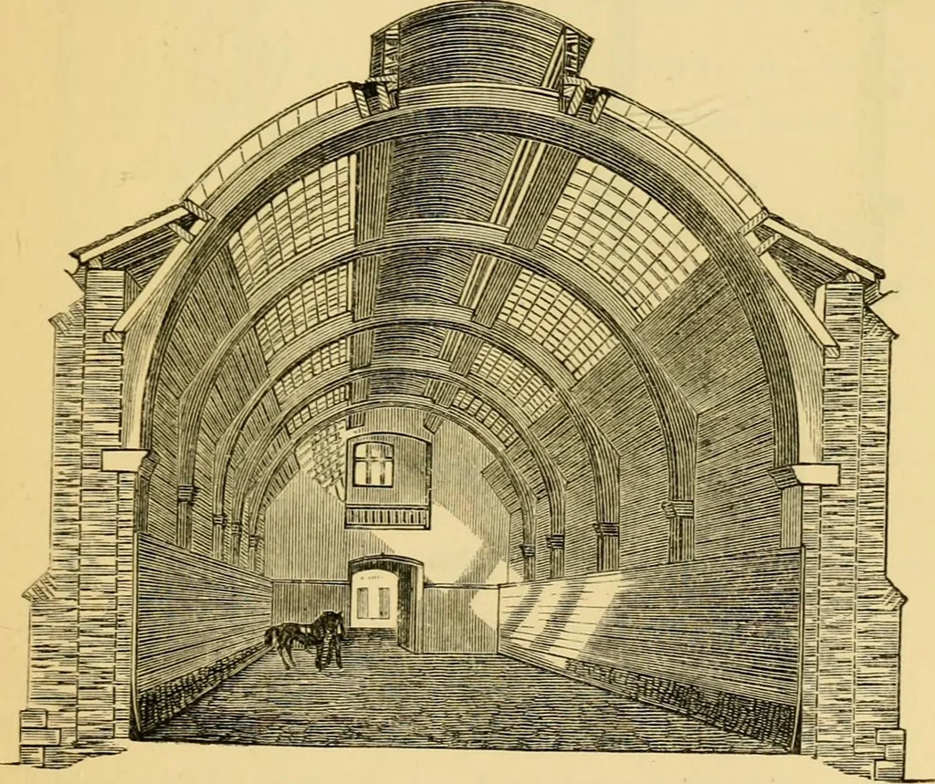An illustration from The Englishman's house, from a cottage to a mansion. A practical guide to members of building societies, and all interested in selecting or building a house, 1871, leaf 395
