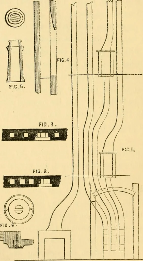 An illustration from The Englishman's house, from a cottage to a mansion. A practical guide to members of building societies, and all interested in selecting or building a house, 1871, leaf 414