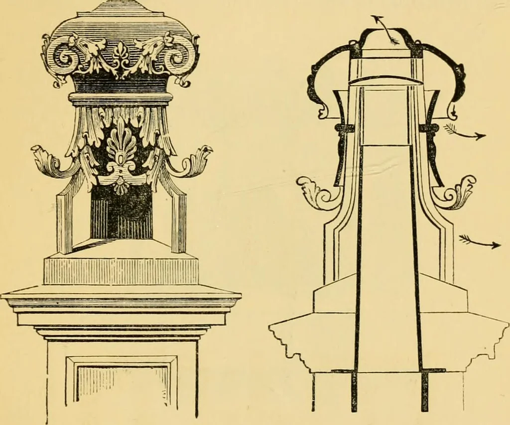 An illustration from The Englishman's house, from a cottage to a mansion. A practical guide to members of building societies, and all interested in selecting or building a house, 1871, leaf 429