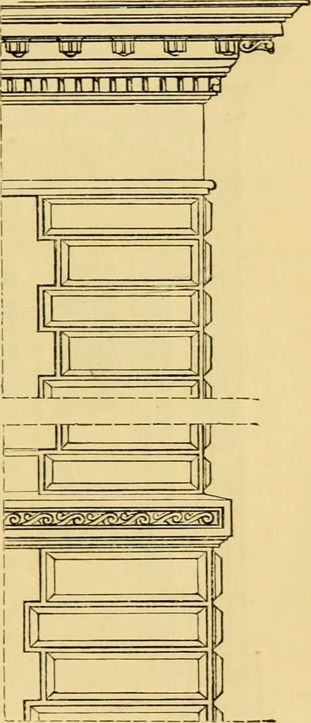 An illustration from The Englishman's house, from a cottage to a mansion. A practical guide to members of building societies, and all interested in selecting or building a house, 1871, leaf 463