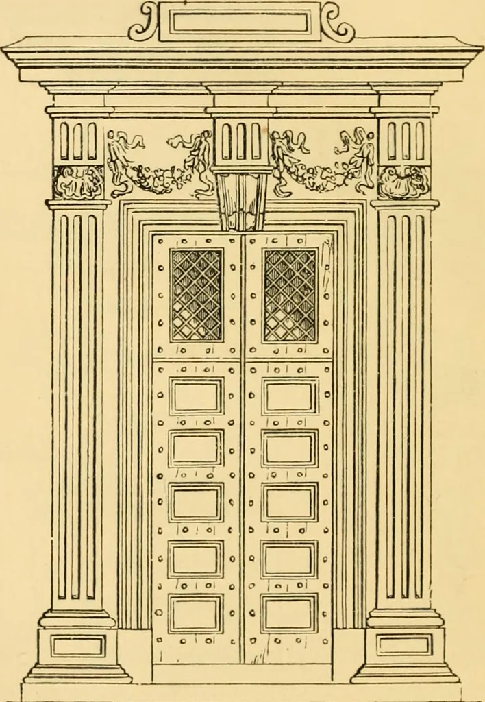 An illustration from The Englishman's house, from a cottage to a mansion. A practical guide to members of building societies, and all interested in selecting or building a house, 1871, leaf 464