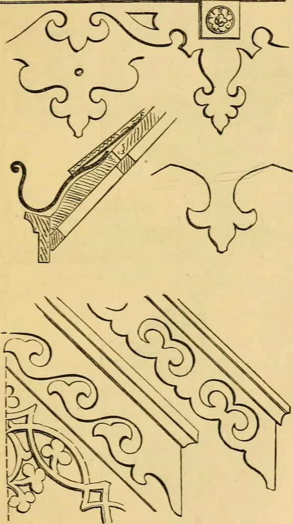 An illustration from The Englishman's house, from a cottage to a mansion. A practical guide to members of building societies, and all interested in selecting or building a house, 1871, leaf 469