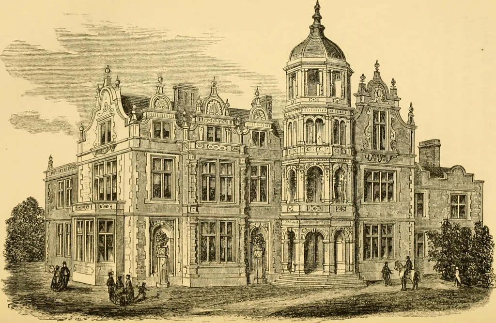 An illustration from The Englishman's house, from a cottage to a mansion. A practical guide to members of building societies, and all interested in selecting or building a house, 1871, leaf 476