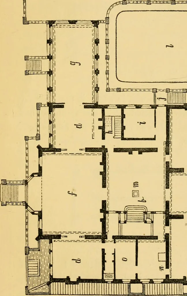 An illustration from The Englishman's house, from a cottage to a mansion. A practical guide to members of building societies, and all interested in selecting or building a house, 1871, leaf 485
