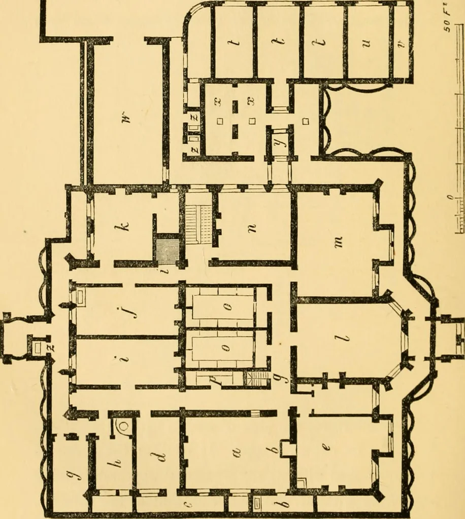 An illustration from The Englishman's house, from a cottage to a mansion. A practical guide to members of building societies, and all interested in selecting or building a house, 1871, leaf 498