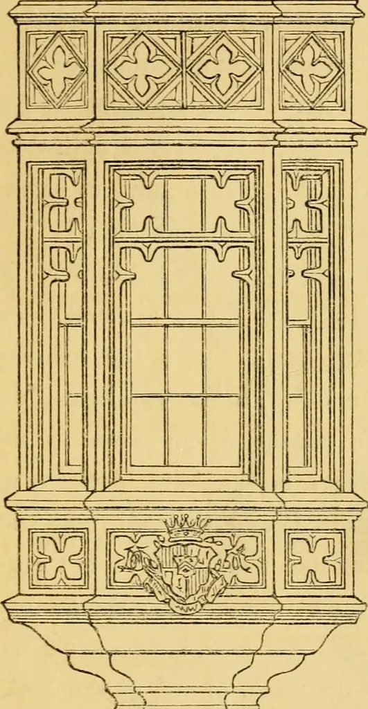 An illustration from The Englishman's house, from a cottage to a mansion. A practical guide to members of building societies, and all interested in selecting or building a house, 1871, leaf 499
