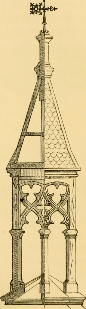 An illustration from The Englishman's house, from a cottage to a mansion. A practical guide to members of building societies, and all interested in selecting or building a house, 1871, leaf 502