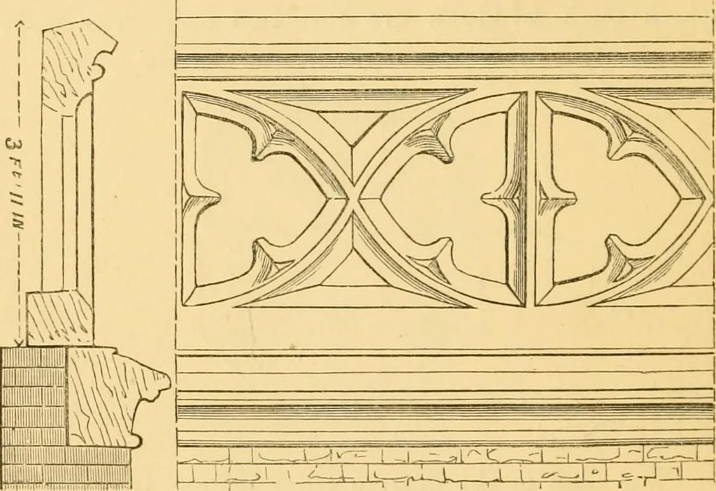 An illustration from The Englishman's house, from a cottage to a mansion. A practical guide to members of building societies, and all interested in selecting or building a house, 1871, leaf 504