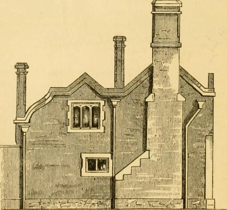 An illustration from The Englishman's house, from a cottage to a mansion. A practical guide to members of building societies, and all interested in selecting or building a house, 1871, leaf 56