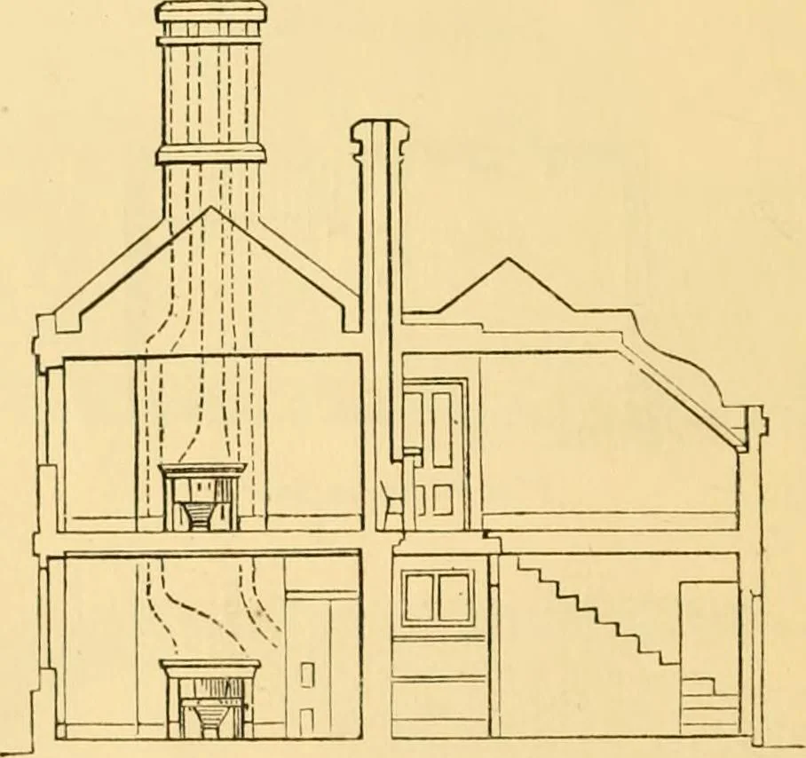 An illustration from The Englishman's house, from a cottage to a mansion. A practical guide to members of building societies, and all interested in selecting or building a house, 1871, leaf 58