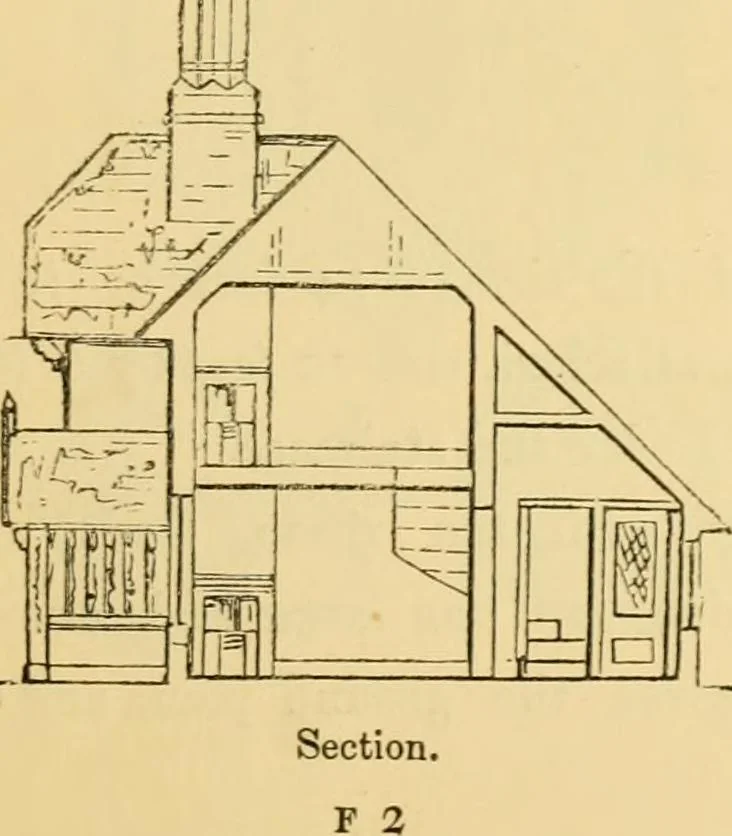 An illustration from The Englishman's house, from a cottage to a mansion. A practical guide to members of building societies, and all interested in selecting or building a house, 1871, leaf 73