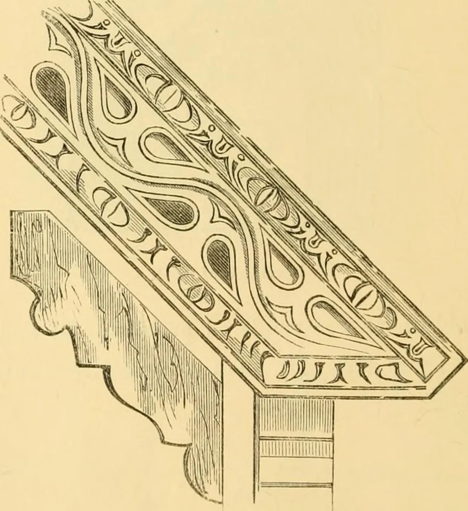 An illustration from The Englishman's house, from a cottage to a mansion. A practical guide to members of building societies, and all interested in selecting or building a house, 1871, leaf 74