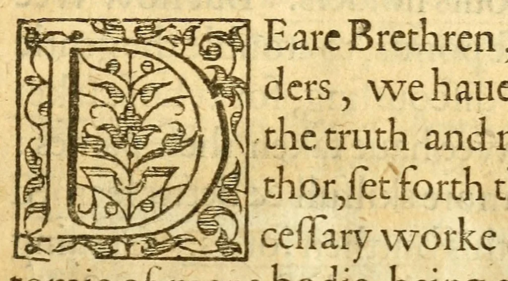 An illustration from The English mans treasure : with the true anatomie of mans bodie, 1599, leaf 17