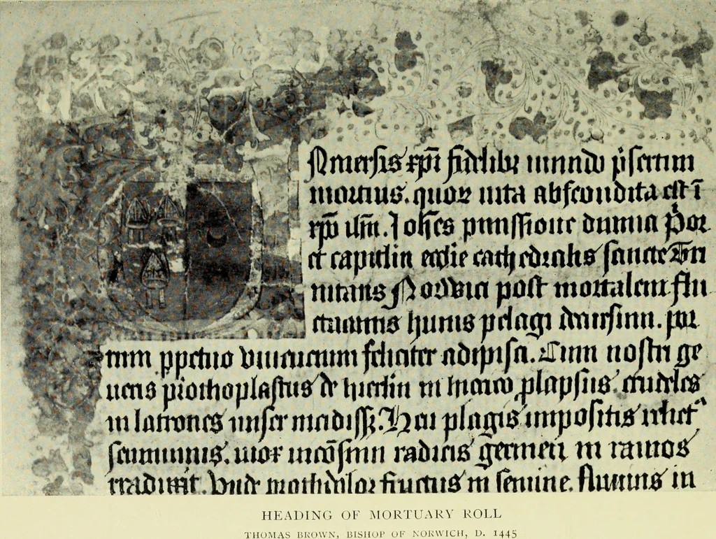 An illustration from English monastic life, 1904, leaf 107
