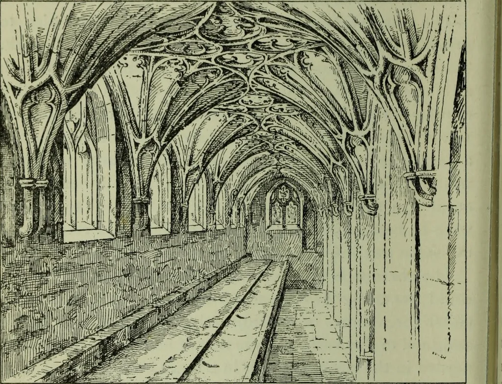 An illustration from English monastic life, 1904, leaf 150