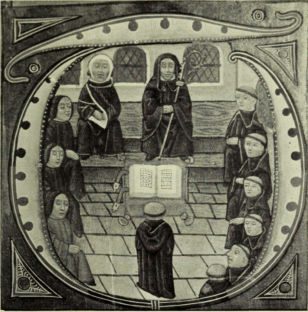 An illustration from English monastic life, 1904, leaf 173